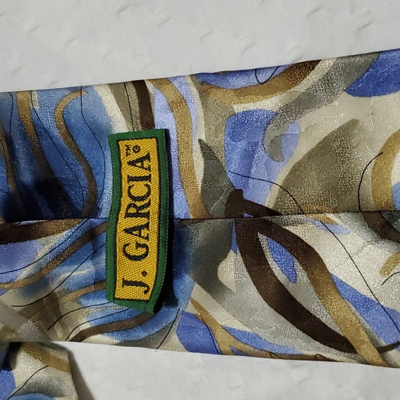 Jerry Garcia Butterfly Study II collection fourteen men's tie - Picture 3 of 5